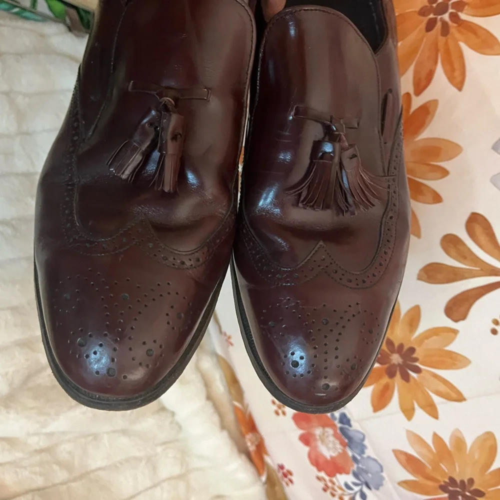 Iron Age Mens 11 Steel Toe Brown Leather Safety Goodyear Workwear Slip On Shoes